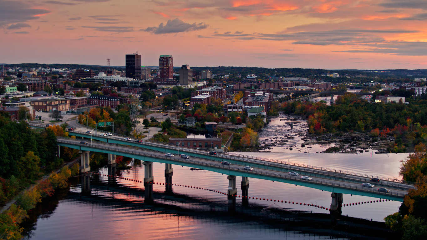 Panoramic Image of Manchester, NH